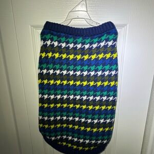 NWT Top Paw Houndstooth Dog Sweater